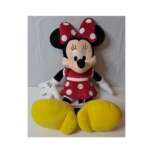Disney Parks Minnie Mouse Plush Stuffed Animal Red